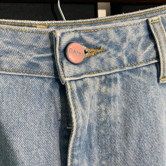 NWT ganni misy cropped high rise jeans 31/32 - Picture 5 of 6